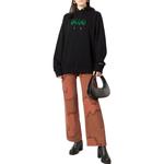 KAWS X Flock Print Sweatshirt Sacai, черный - фото 4