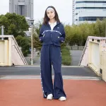 Укороченная спортивная куртка Reebok, цвет Navy_100239845 - фото 10