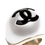 CHANEL Кольцо из смолы женское белое - фото 7