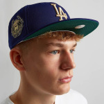 Кепка с нашивкой MLB Los Angeles Dodgers Laurel 59Fifty New Era, темно-синий - фото 3