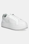 Кроссовки BOLD FLATF LOW LACE MG Calvin Klein Jeans, белый - фото