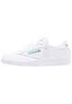 Кроссовки Reebok Club C 85 Unisex, белый / зеленый - фото
