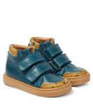 Кожаные кроссовки Petit Nord, синий - фото