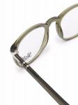 Persol солнцезащитные очки в прозрачной оправе, зеленый - фото 3