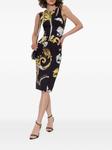 Versace Jeans Couture платье Barocco Outline, черный - фото 2