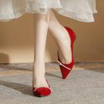 Ainer-cat Ainer cat Casual Single Shoes 2.5cm Women's Red - фото 5