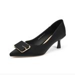 Туфли женские на высоком каблуке Gemeiq, черный - фото