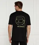 Футболка Regular fit Karl Lagerfeld, черный - фото 3