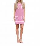 Колони твид мини-платье в цвете блаш TCEC, Blush - фото 5