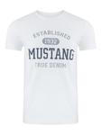 Футболка Mustang Basic Print Tee, белый - фото