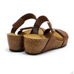 Женские сандалии Cody на платформе в коричневом цвете Eric michael - фото 3