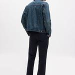 Брюки прямого кроя из эластичного хлопка Gap, синий - фото 3