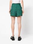MSGM шорты в ломаную клетку, зеленый - фото 4