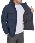 Мужская куртка Softshell с капюшоном из ткани Rib Stop Levi'S, синий - фото 3