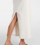Платье миди Bree с драпировкой Safiyaa, слоновая кость - фото 6