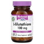 L-глутатион Bluebonnet Nutrition, 100 мг, 60 растительных капсул - фото