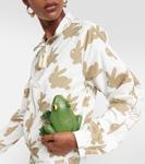 Клатч-лягушка Jw Anderson, зеленый - фото 2