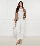 Футболка Liu Jo Sport с блестящим логотипом, экрю - фото 2