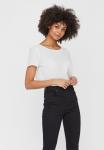 Блуза Vero Moda Curve VMSASHA ZIP, White - фото
