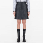 WEEKEND MaxMara Кожаная короткая юбка Women's Black - фото 4