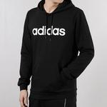 Толстовка Adidas Neo Hooded Sweatshirt 'Black', черный - фото 4