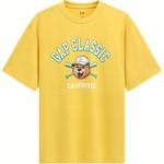 Футболка унисекс GAP, синий - фото 8