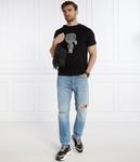 Футболка мужская Karl Lagerfeld с блестящим принтом, черный - фото 2