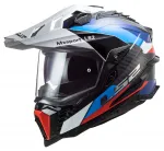 Карбоновый шлем LS2 Explorer Frontier LS2 Helmets, черный/синий - фото
