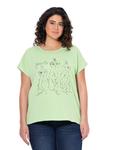 Футболка Ulla Popken, зеленый - фото 2