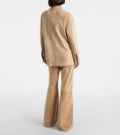 Замшевая рубашка Irene Gabriela Hearst, кэмел - фото 3