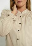 Блуза PEPPERCORN Button-down blouse, S Fog Sand Stripe/Beige - фото 4
