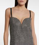 Мини-платье с декором Christopher Kane, белый - фото 4