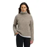 Свитер Selected Gabriella high neck, серый - фото