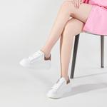 Кроссовки PT'SON Skateboarding Shoes Women's Low-top, белый/черный - фото 21