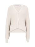 Вязаный кардиган zero, кремовый - фото