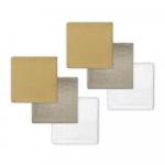 Твердые мочалки The Big One, 6 шт., желтый - фото