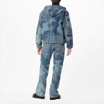 Мужская джинсовая куртка Louis Vuitton, синий - фото 4