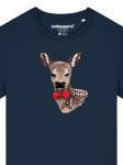 Футболка с рисунком олененка темно-синего цвета wat? Apparel - фото 3
