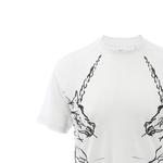 Футболка женская Burberry с двойным рисунком, белый - фото 6