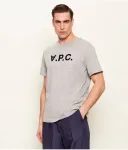 Футболка regular fit A.P.C, серый - фото