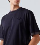 Хлопковая футболка из джерси Prada, Blue - фото 5