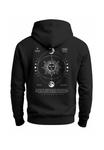 Худи Neverless BACKPRINT SUN MOON , Schwarz/Anthracite - фото 3