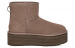 Угги UGG Classic Mini Platform, серо-коричневый - фото 2