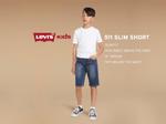Узкие джинсовые шорты Levi's Boys 511, Bauhaus Blues - фото 3