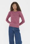 Джемпер Saint Tropez MILASZ PULLOVER, Red Violet Melange/Mottled Dark Red - фото