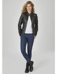 Кожаная куртка 7eleven Janna, черный - фото 4
