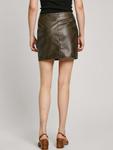 Кожаная юбка Pepe Jeans Griffin, Dark green - фото 4