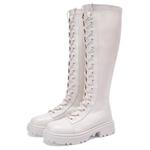 DAPHNE Ботинки Knee high для женщин белые - фото 4