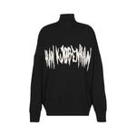Свитер Han Kjøbenhavn Oversized Intarsia Knit Sweater, Black - фото