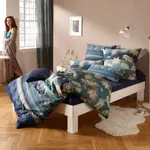 Постельное белье , синее, 1x 135x200 см + 1x 80x80 см Erwin Müller - фото 6